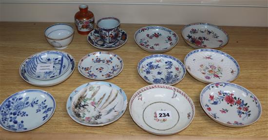 A group of 18th / 19th century Chinese and Japanese tea wares